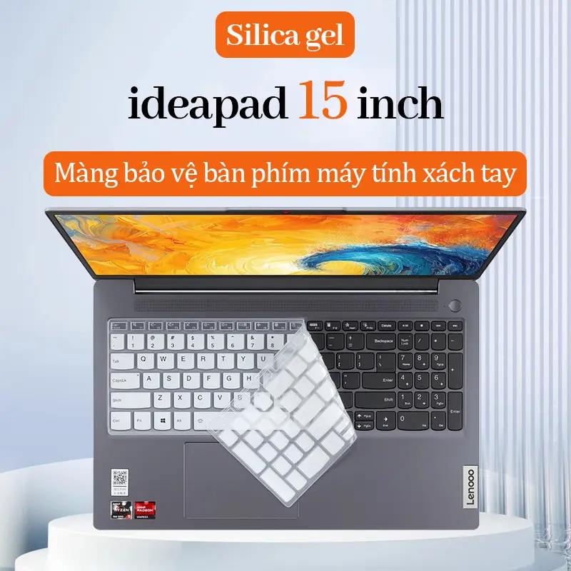 Đối với IdeaPad Slim 3 15 bìa bàn phím, Dustproof, Stain Proof, chống thấm, vật liệu Silicone, Laptop keyboard Protector, cho 15ABR8 15IRU8 15IRH8 15AlAH8 15ALC7 15ITL6 IdeaPad 15 inch 0