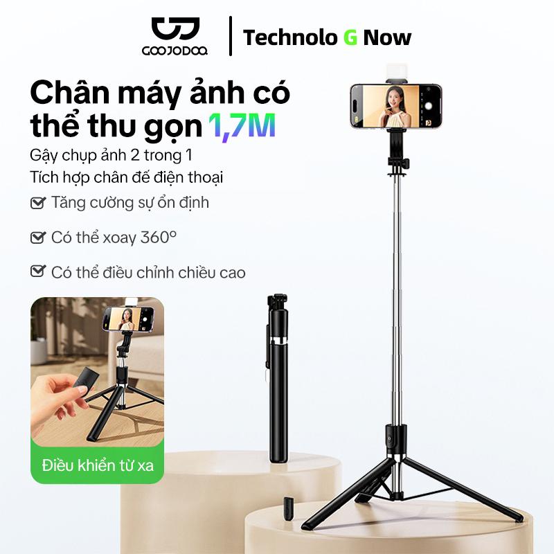 【GOOJODOQ* KOL/KOC】Gậy chụp ảnh 2 trong 1, tích hợp chân đế điện thoại có thể…