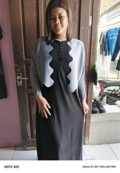 Product Review of Soraya Moeslim Cardi Azura Mix Inner Premium Dress mewah Wanita Dewasa Remaja Pesta Lebaran Cardigan Muslim waffle Santai Kardigan Outer Panjang Casual Kondangan Baju from A**l 0