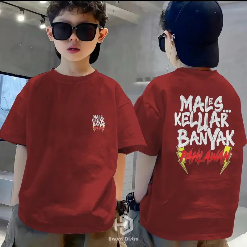BAJU ATASAN KAOS ANAK MALES KELUAR BANYAK PAHLAWAN / KAOS ANAK KATUN COMBED LEMBUT TEBAL Fashion / baju atasan anak 5