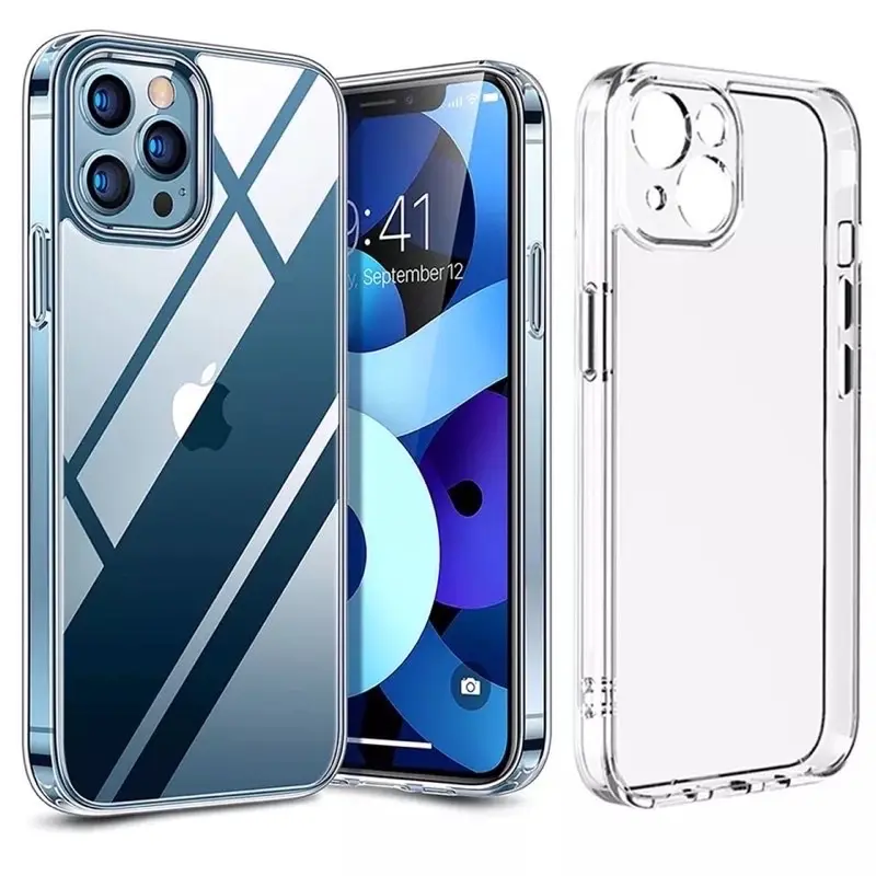 IPHONE 16 16 PLUS 16 PRO 16 PRO MAX 15 15 PLUS 15 PRO 15 PRO MAX X XS XR XS MAX 11 11 PRO 11 PRO MAX 12 Pro Max 13 Pro max 14 PRO MAX Mini Sotfcase Bening Clear Case Silikon Transparan 2MM