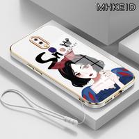 Gambar MHKEID Casing Hp untuk OPPO F11 F11 Pro Case Pola teh susu gadis kasing silikon Softcase Lanyard Pelapisan Samping Casing - Gaya1, OPPO F11 dari MHKEID MALL Kab. Tangerang 4 Tokopedia
