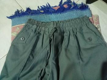 Product Review of Celana Baggy Pants Kain American Drill / Celana panjang Model Terbaru / Celana Model Variasi Kancing Pinggang Tali Serut  Soft from s**m 0