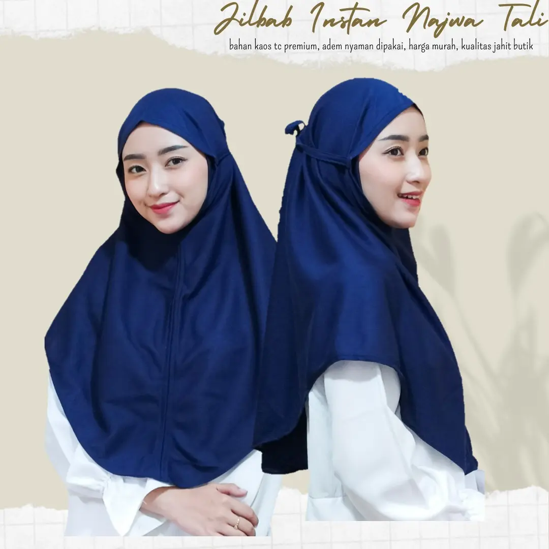 Hijab Instan Najwa Tali non pet ped
