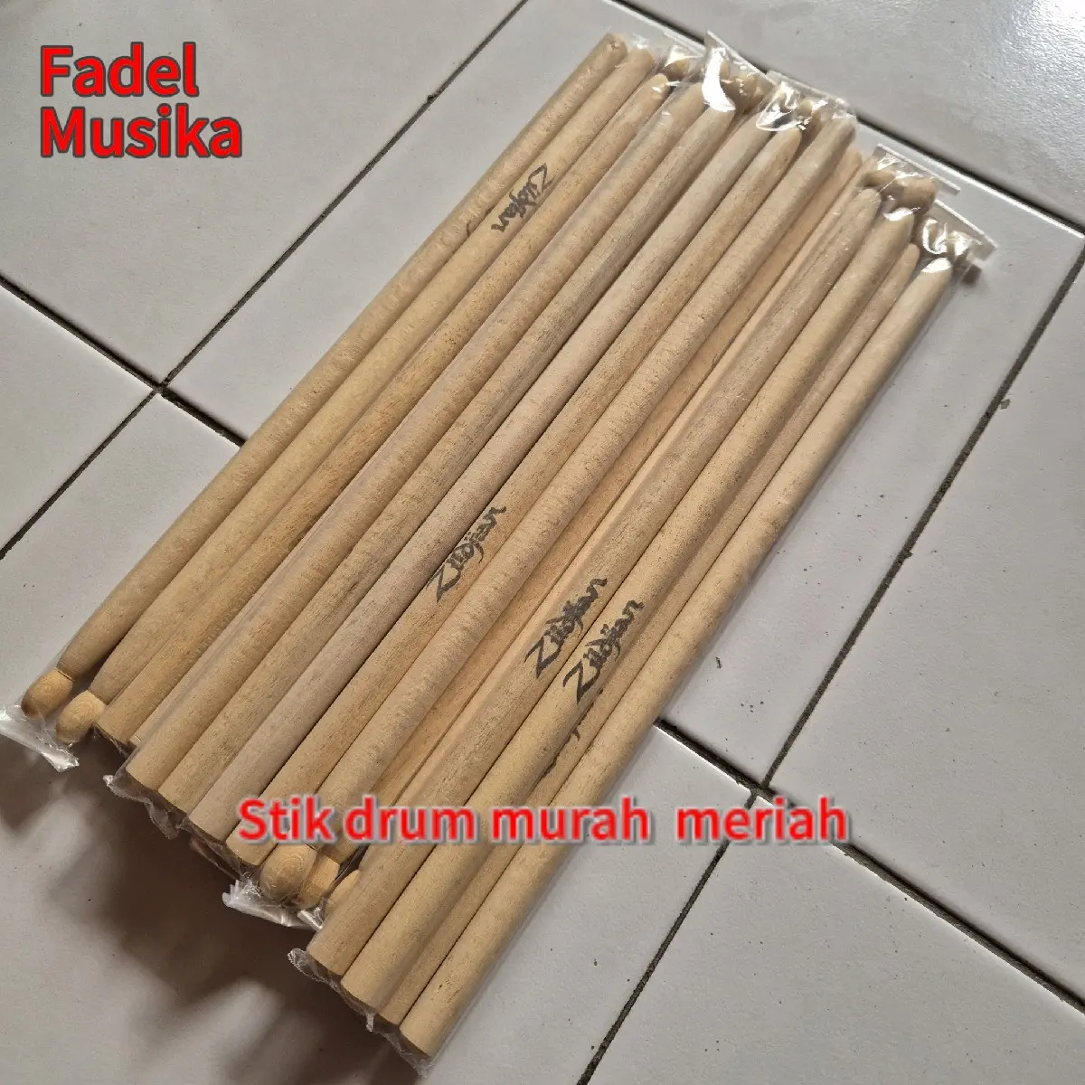 Stik Drum Murah Meriah bahan kayu melinjo 1 psg Stick
