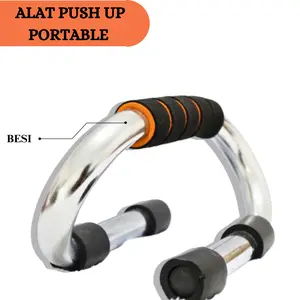 Alat Fitness Olahraga Push Up Bar Hand Handle Model BP02# / ALAT OLAHRAGA HANDLE PUSH UP BAR STAND PORTABLE TAFF Outdoor Otot Tangan