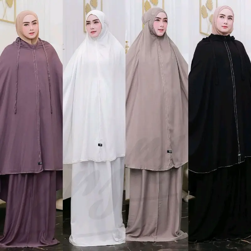 MUKENA QONITA PRAYER SET PREMIUM BY ARSY HIJAB MUKENA DEWASA JUMBO MUKENA DAILY STELAN MUKENA RAYON TWILL ADEM FREE TAS 0