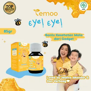 Temoo Madu Eye! Eye! 85 gr - Madu Kesehatan Mata Lutein 15 mg Zeaxanthin 5 mg Vitamin A C E Nutrisi Anak Vitamin Kids - T66