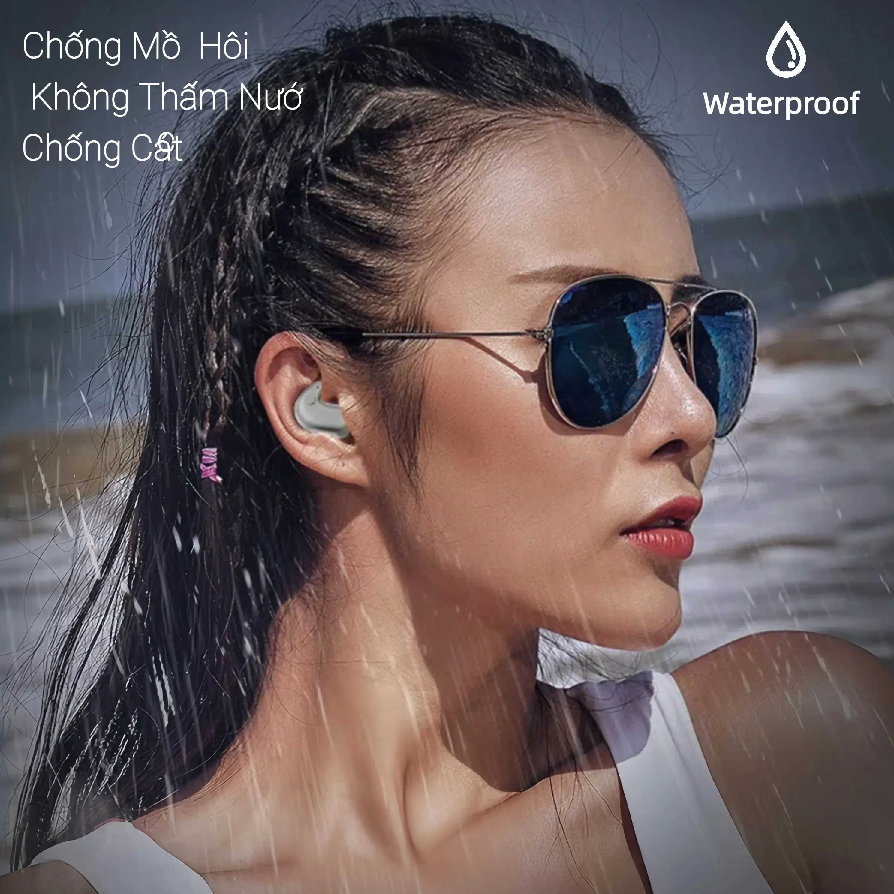 Tai nghe ngủ Y29 [3 Quà tặng] 1 Nhãn dán hoạt hình+1 Bao tay chơi game+1 Dây buộc, Không dây Bluetooth với thiết kế hình elip, Âm thanh trung thực cao, iPX5 không thấm nước, Giảm tiếng ồn ENC | BigBuy360 - bigbuy360.vn
