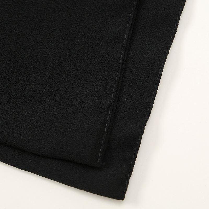 LOVOSME Black Prayer Khimar Niqab Face Cover Muslim Women Chiffon Shawl Veil Niqab Sunscreen Face Coverings 48*40CM 6