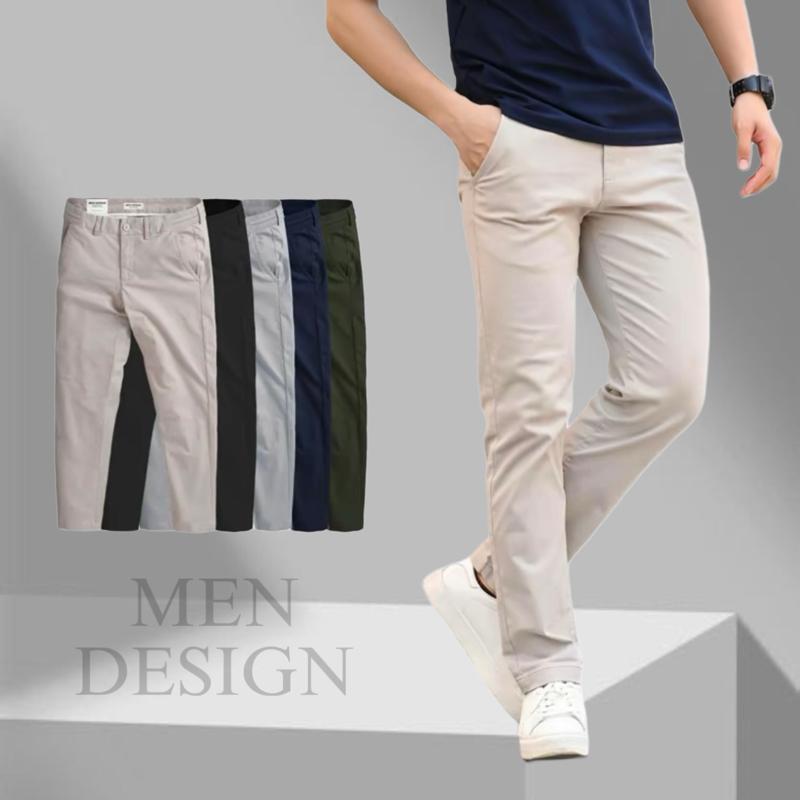 [MEN DESIGN] Quần Dài Kaki Nam Co Giãn Cao Cấp Có 7 Màu - Phong Cách Lịch Lãm, Trẻ Trung- Menswear