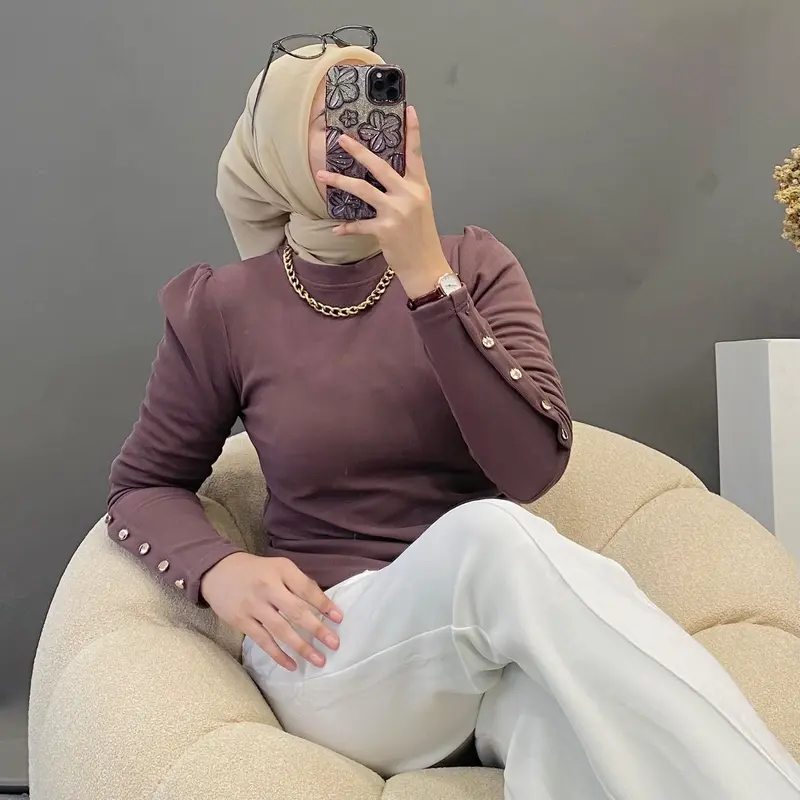 Blouse syakira inner pakaian wanita atasan knite kekinian terbaru 3