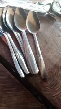 Product Review of Sendok makan isi 24 biji bahan stnlis tebal anti karat Kitchenware from p**n 0