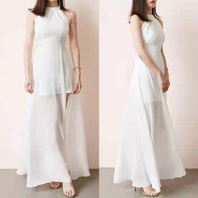 Product Introduction of Dress pesta 106095 / LONGDRES HEAVENY ANASTASIA HELTER NECK EKOR PANJANG formal 5