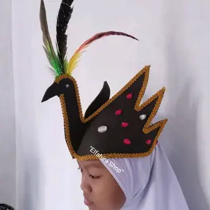 Mahkota burung dadali aksesori menari burung dadali ready stock ukuran anak dan dewasa