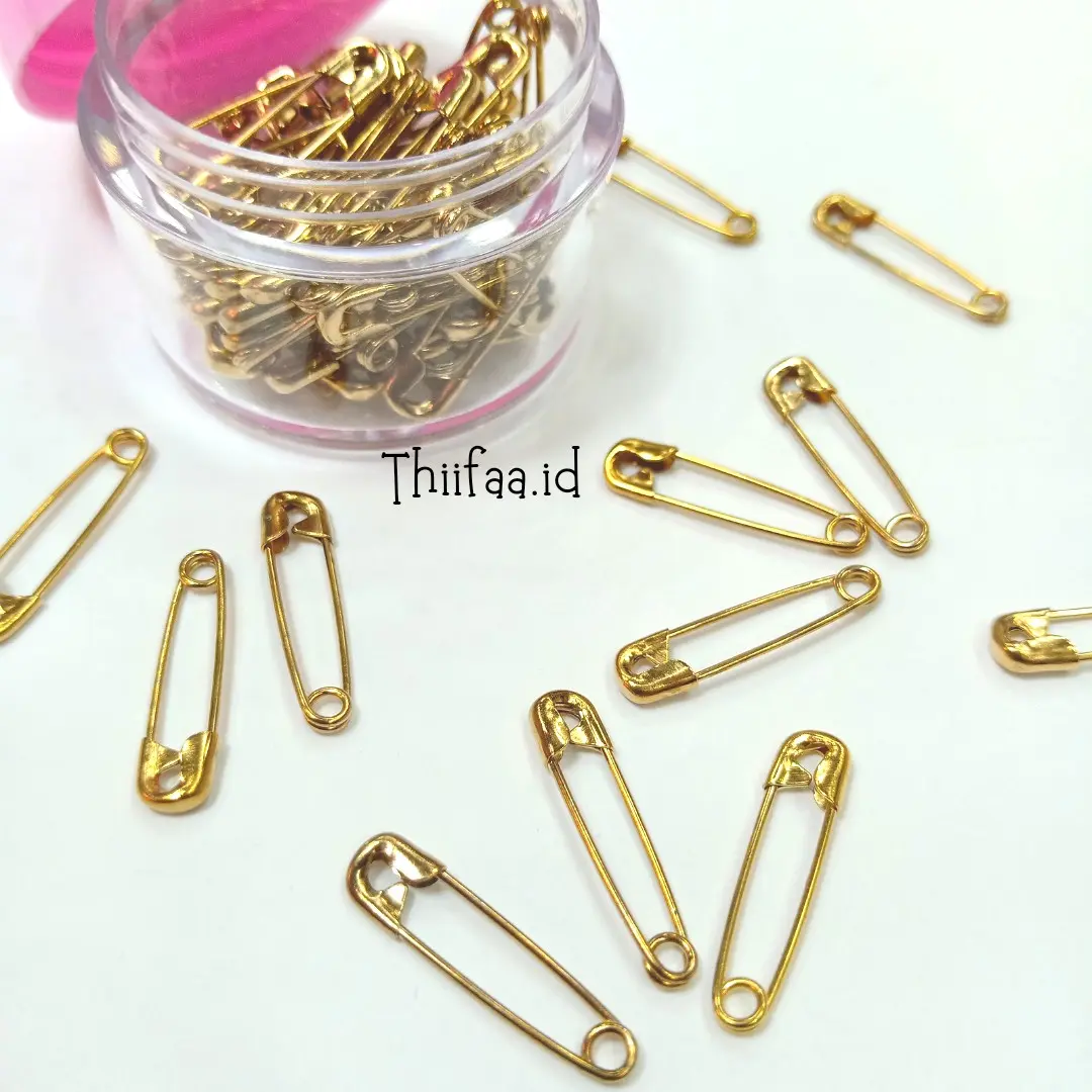 PENITI HIJAB MINI PREMIUM STAINLESS BURNT GOLD ORIGINAL JAPAN