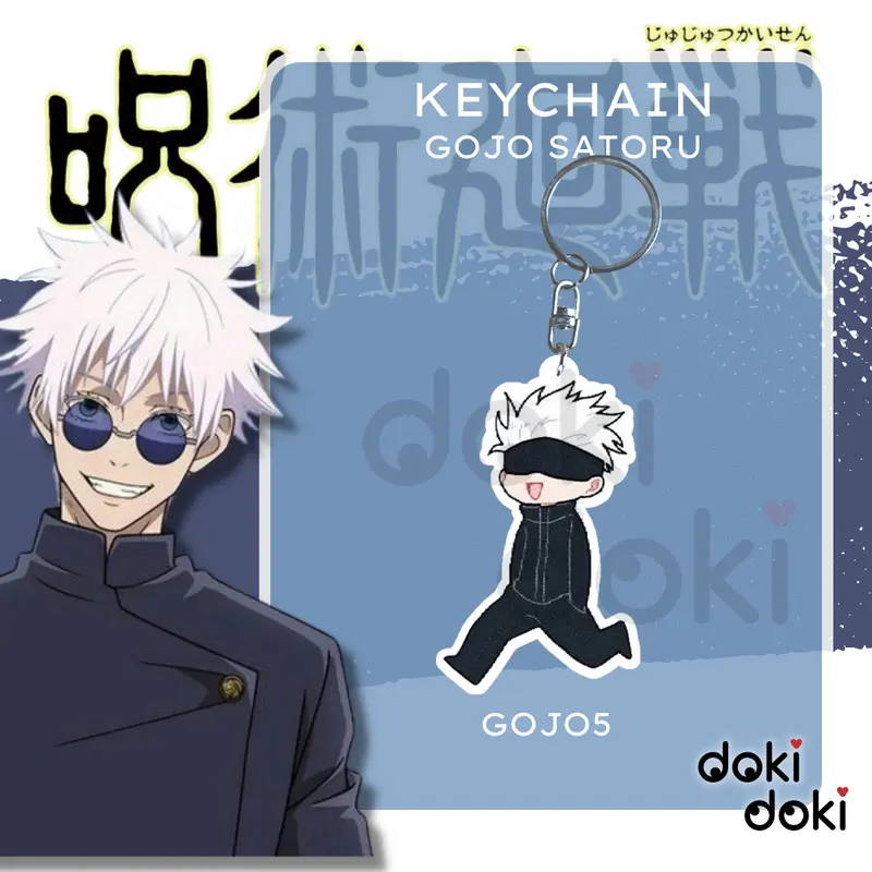 GANTUNGAN KUNCI ANIME KEYCHAIN GOJO SATORU JUJUTSU KAISEN 5