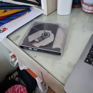 DVD RW Burner External Optical Drive CD/DVD ROM USB 3.0 + USB Type C 3.1 Optical Driver Player Reader Writer Burner Portable Transparent / Transparan CD DVD - NXTECH