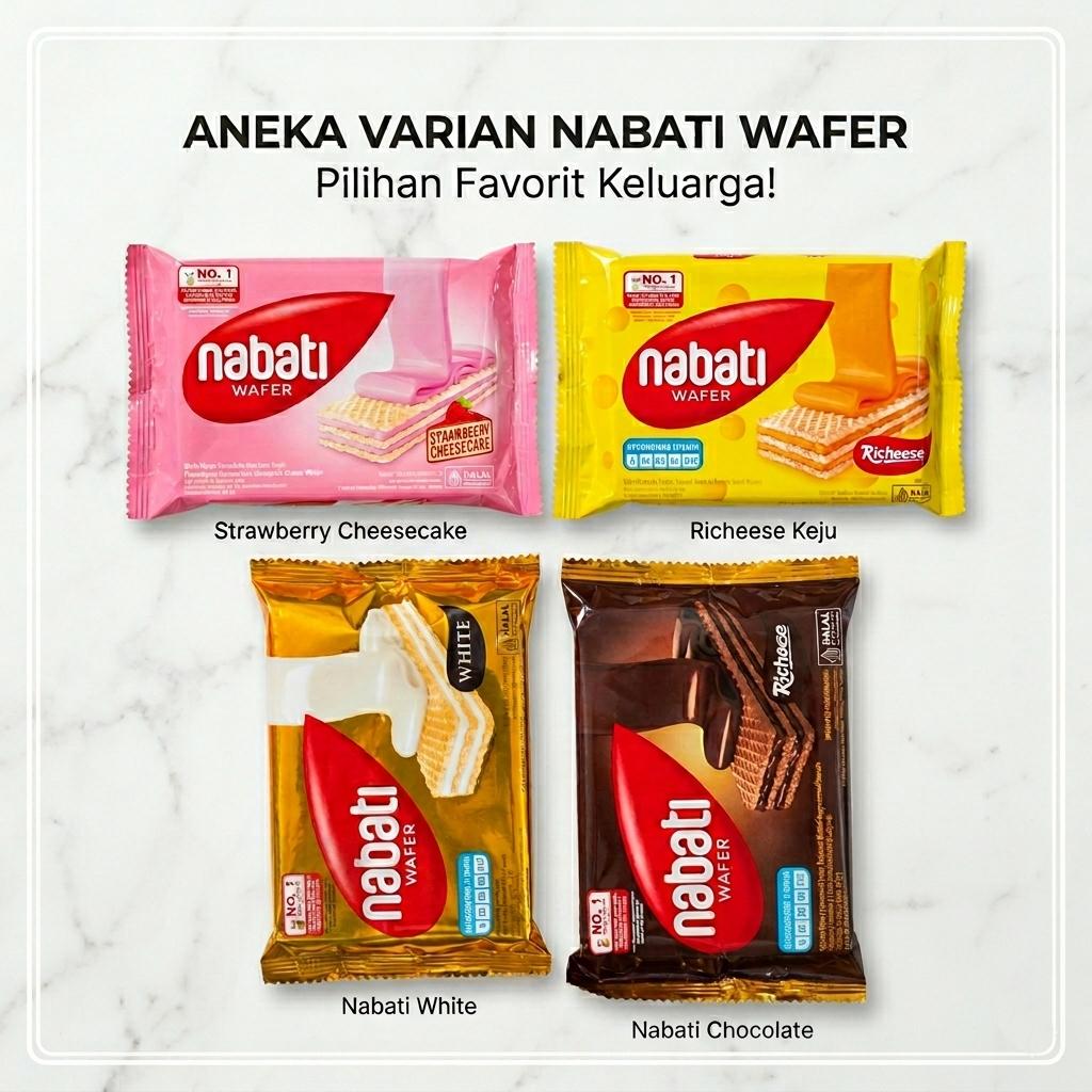 Nabati Wafer Regular 37gr - Exp Lama Camilan Wafer