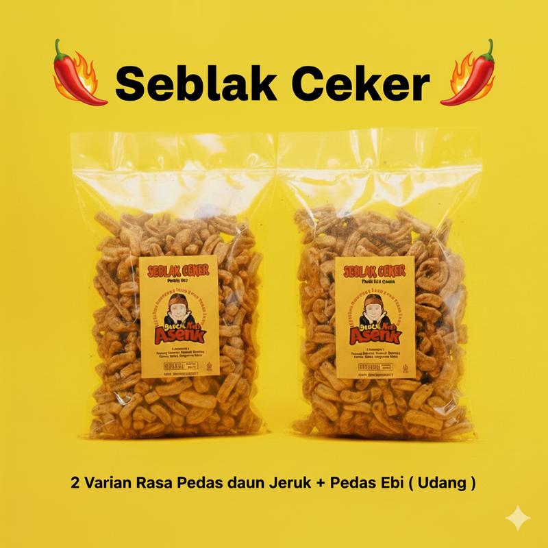 Seblak Ceker - 2 Varian Rasa Pedas Daun Jeruk & Pedas Ebi Cemilan ...