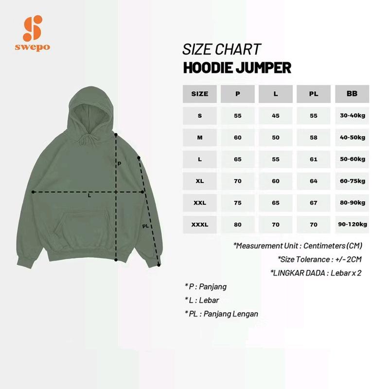SWEPO  Hoodie Jumper SWEPO series 2 (3D BORDIR) Size M - XXL (Pria & Wanita) 4