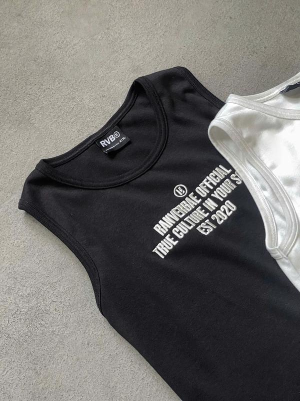 Áo Ba Lỗ RVB Wanderlust Tanktop Đen / Trắng 6