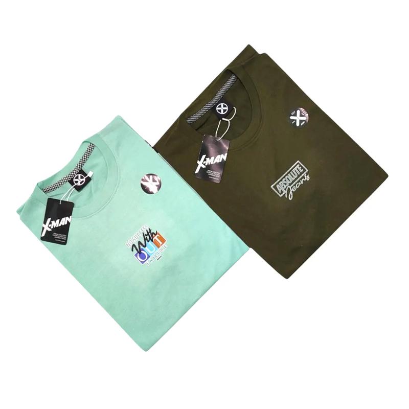 PAKET 2 PCS 50 RIBU KAOS MOTIF SIMPLE  TERMURAH SPESIAL PROMO SIZE M,L, XL, XXL, XXXL SEMI KATUN PREMIUM PRIA WANITA DEWASA KAOD DISTRO Oblong Baju Pendek Unisex Atasan 0