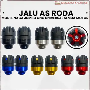 Jalu as roda depan jumbo CNC buah naga universal semua motor Motorcycle