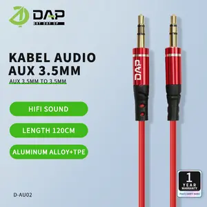 DAP Audio Aux Jack 3.5mm to Jack 3.5mm Lenght 120cm D-AU02 - Garansi 1 Tahun
