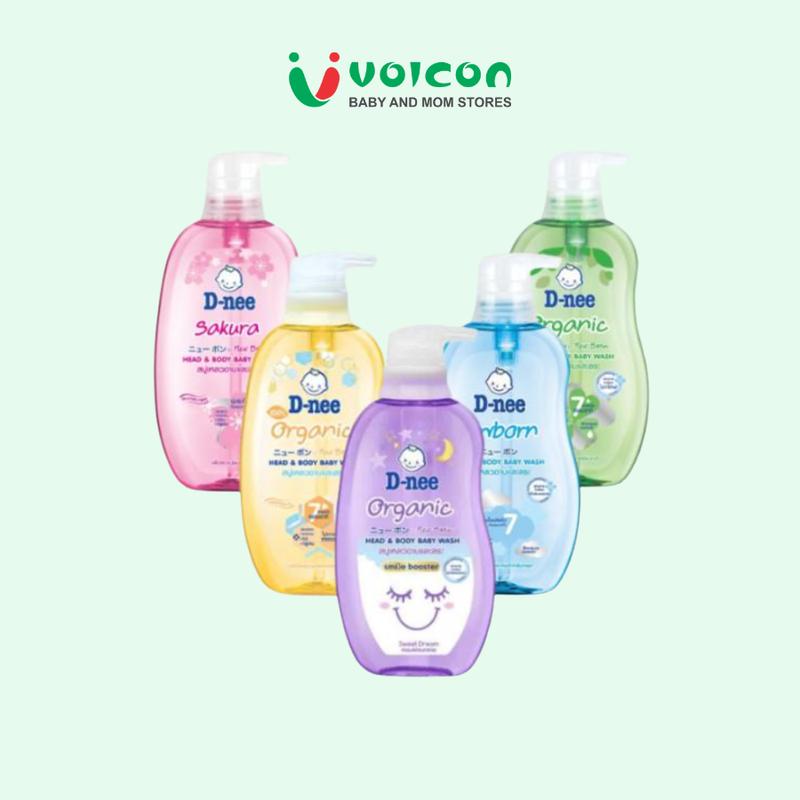 Sữa tắm Dnee cho bé chai 380 800ml - Sữa tắm gội toàn thân D-nee cho bé 
