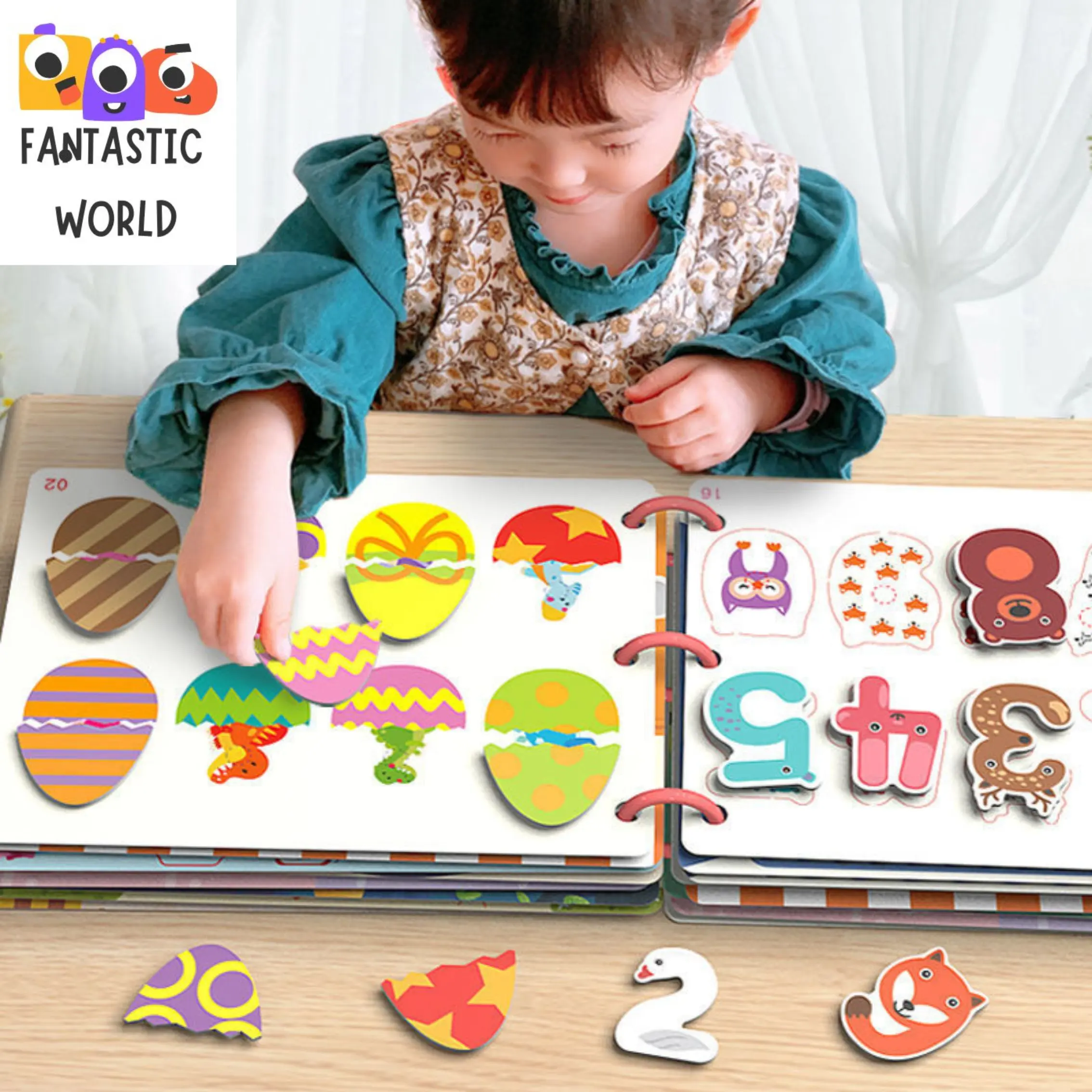 30pages Baby's first enlightenment book busy book for kids quite book montessori toys early learning kids book activity
