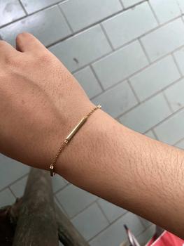 Product Review of THIQLA - Gelang Serut Wanita FASL - Gelang Kecil Tipis Mirip Gelang Emas Model 2025 - Gelang Aurel Mirip Gelang Titanium Wanita Anti Karat from s**y 2