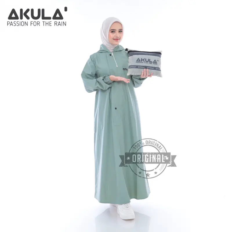 RAINCOAT/Jas Hujan Premium Gamis Wanita Muslimah kekinian