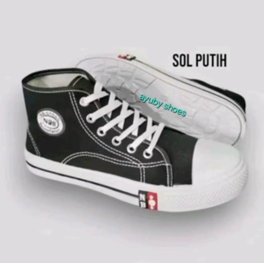 NB BOT TALI_ CEWEK COWOK- HITAM PUTIH- TK/ SD/SMP/SMA