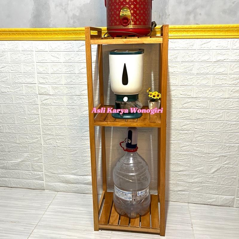 RAK Galon JUMBO Tinggi 125 MEJA Dispenser JUMBO Rak Serbaguna Meja Galon Rak Mejikom 2