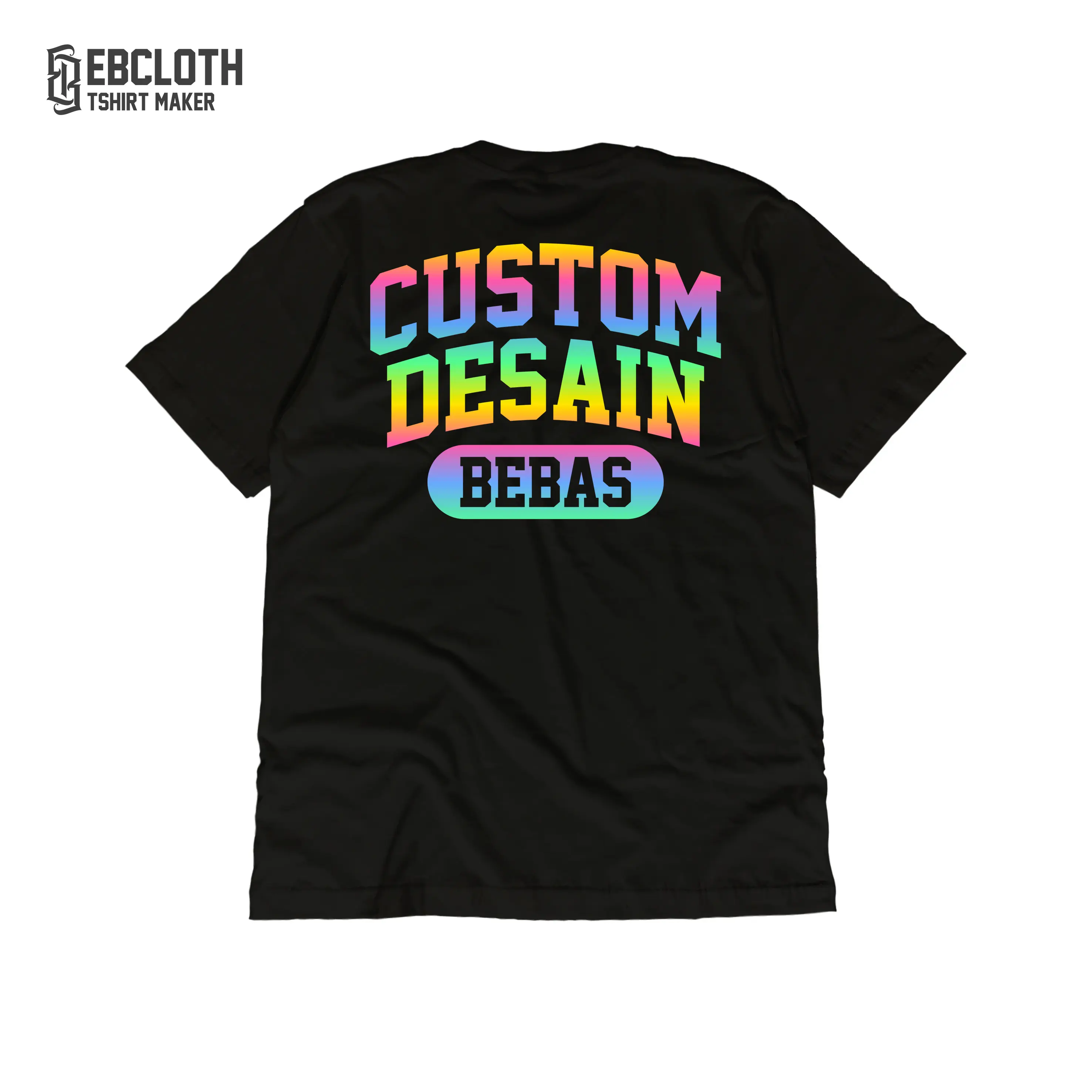 [EBCLOTH 08] KAOS CUSTOM DESAIN SUKA-SUKA | REFLEKTIF MENYALA