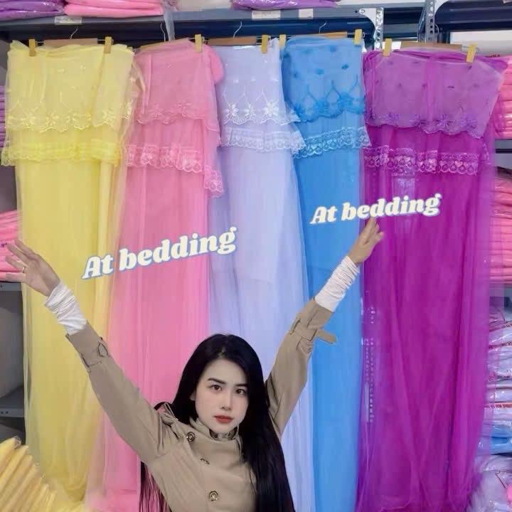  A1 Màn Tuyn Mắc Dây Cao Cấp Chất Liệu Tuyn Lạnh Thái Đủ Màu Đủ Size Mù Ng Tự Bung Màn Ngủ Cao Cấp Mùng Chống Muỗi Màn Truyền Thống Mùng Gia Đình Mùng Mắc Dây Cao Cấp 