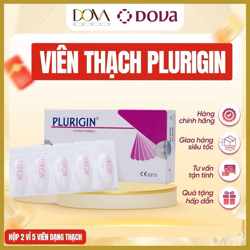 Hộp viên thạch Plurigil .Sản phẩm của Dova Group .Hộp có 2 vỉ mỗi vỉ 5 viên thạch .Sử sụng cho phụ nữ sạch sẽ