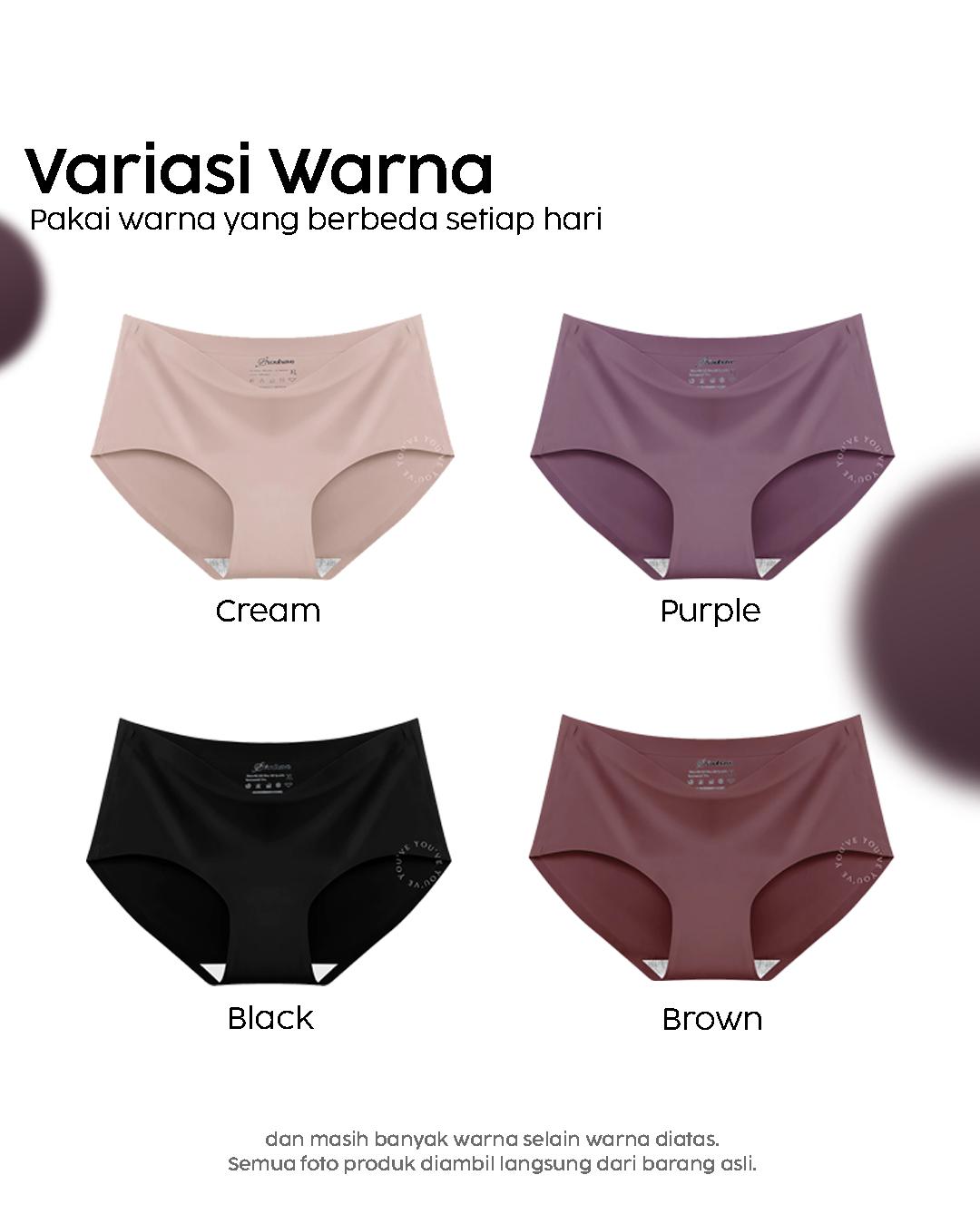 YOUHAVE X TOKO MAMA GIGI PAKET 6 PCS CELANA DALAM SEAMLESS PANTY CD PAKAIAN DALAM WANITA PEREMPUAN C920 Katun Pendek YOUHAVE X TOKO MAMA GIGI PAKET 6 PCS CELANA DALAM SEAMLESS PANTY CD PAKAIAN DALAM WANITA PEREMPUAN C920 Katun Pendek