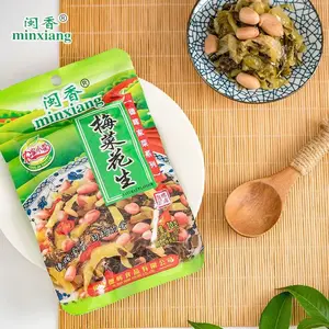 Tiap bungkus berisi 70 gram sawi hijau dan kacang tanah yang diawetkan, hidangan pendamping sarapan yang sempurna untuk bubur atau nasi.