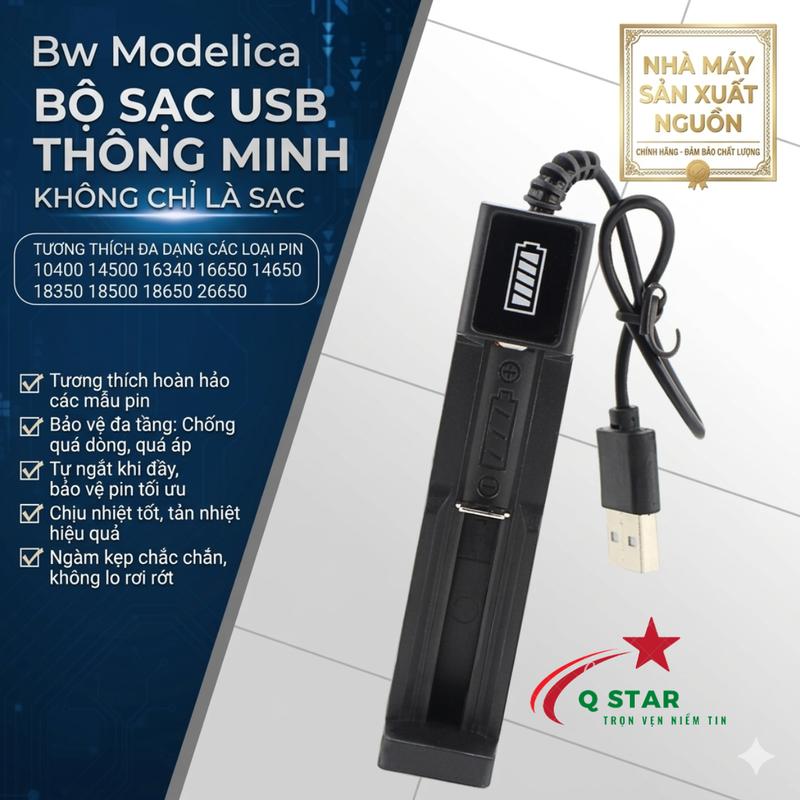 2 Cái Dock Sạc Pin Đơn Lithium CH5 Tương Thích Với Các Loại Pin 18650/21700/ 10440/14500/14650/16340/16650/17500/17335/18350/18490/18500