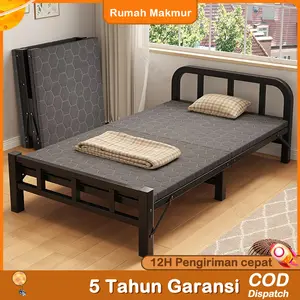 RM1- Tempat Tidur Lipat Portabel Ranjang Besi Lipat Folding Bed Portable Kasur Lipat Garansi 5 Tahun Aksesori Konektor dan Baut Khusus untuk Layanan Purna Jual di Toko Hardware