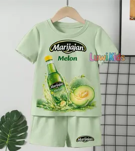 Luwi Kids Setelan Anak FULL Baju Penuh Cewek Cowok Trend Terbaru Gambar Mari Jajan Celana Fashion