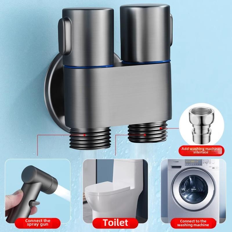 Product Introduction of Toilet flushing spray gun, household bathroom, toilet booster nozzle, high-pressure cleaning water gun (without bracket) 21