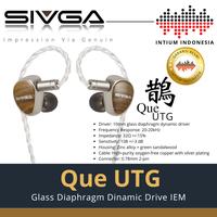 Gambar SIVGA QUE UTG Glass diaphragm dynamic driver In Ear Monitor Earphone  Headset dari Intium Store Kota Administrasi Jakarta Utara 1 Tokopedia