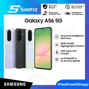 Samsung Galaxy A56 5G 8/256GB - 12/256GB | 50 MP OIS HDR | Nightography Camera | 45W Super Fast Charge | IP67 dust/water resistant | Exynos 1580 | Gorilla Glass Victus+