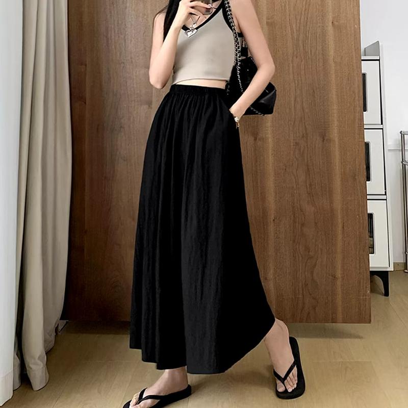 Rok panjang polos dewasa long skirt terbaru crinkle airflow premium 2
