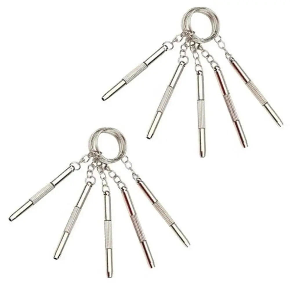 Tuốc Nơ Vít Cầm Tay 3 Trong 1, Chính Xác, Dụng Cụ Mini Đa Năng, Với Móc Chìa Khóa, Thép Không Gỉ, Dụng Cụ Thủ Công Mới