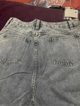 Product Review of New Biru muda kulot longgar high waist celana jeans panjang wanita（GOOD LUCK）（realpict） from k**i 2