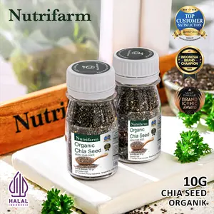 NUTRIFARM CHIA SEED 10GRAM ORGANIK